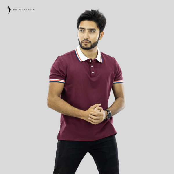 Outwear Single Jersey Knitted Classic Cotton Polo - OSMP_24_D4