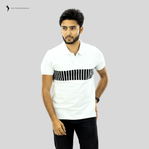 Outwear Single Jersey Knitted Cotton Polo - A1